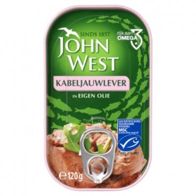 John West Kabeljauwlever in eigen olie MSC